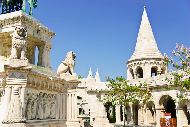 Fisherman's bastion in old town of Budapest, Hungary - Photo, Image