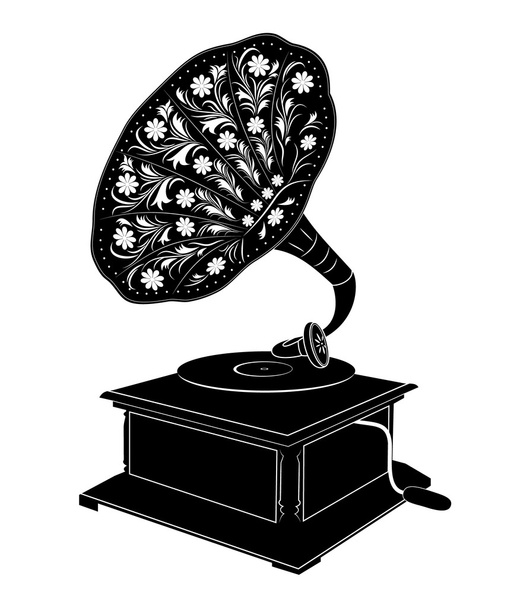 Gramophone - Vector, Image