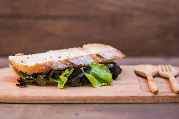 Fresh organic sandwich - Foto, Bild