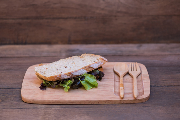 Fresh organic sandwich - Фото, зображення