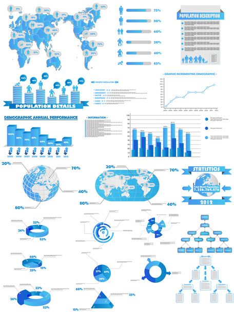 INFOGRAPHIC WEB COLLECTION - Vector, afbeelding