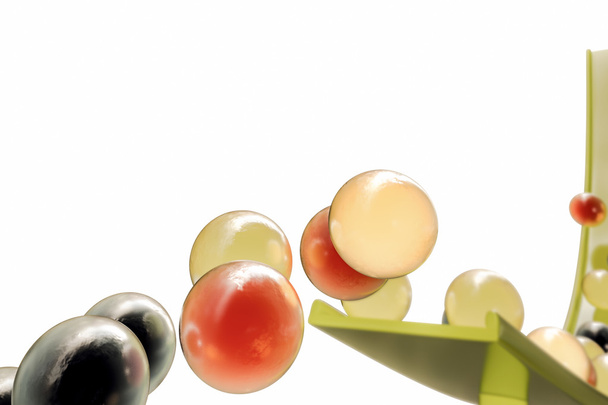 3D obrázek chutné gumballs - Fotografie, Obrázek