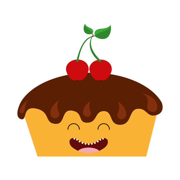 caractère de boulangerie douce icône mignonne
 - Vecteur, image