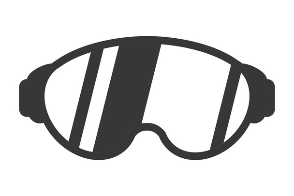 ícone máscara de esqui
 - Vetor, Imagem