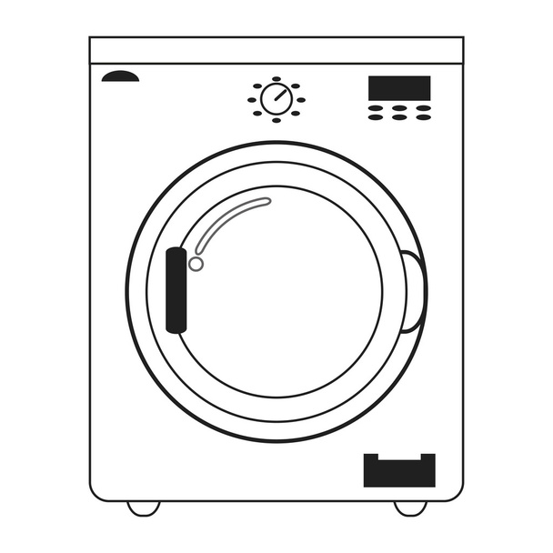 washing machine icon - Vector, Image