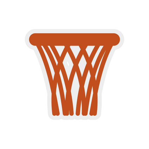 Ícone da cesta. Design de basquete. Gráfico vetorial
 - Vetor, Imagem