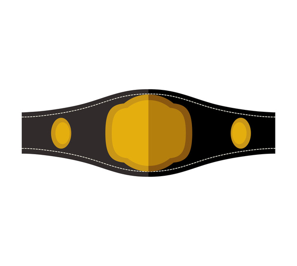 Icono del cinturón. Diseño de boxeo. Gráfico vectorial
 - Vector, imagen