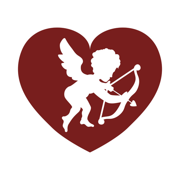 Cupido-ikoni. Rakkautta. Vektorigrafiikka
 - Vektori, kuva