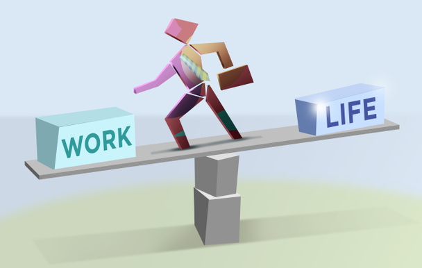Equilibrar Trabalho e Vida
 - Foto, Imagem