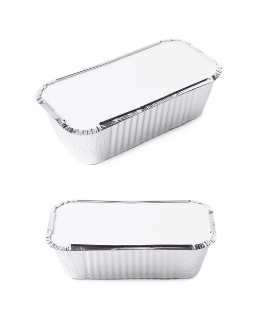 Foil food delivery container isolated - Фото, зображення