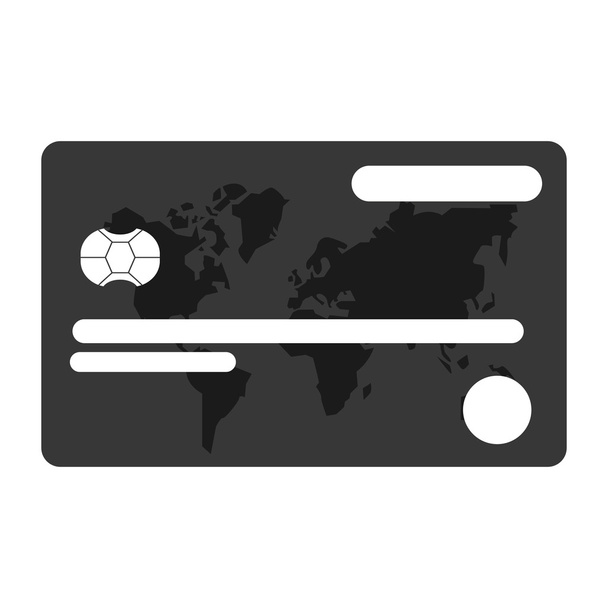 εικονίδιο της πιστωτικής ή χρεωστικής κάρτας - Διάνυσμα, εικόνα