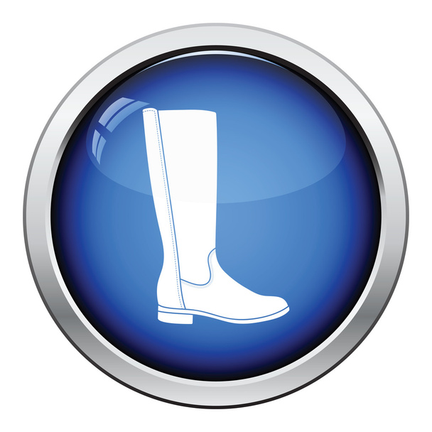 Autumn woman boot icon - Vector, Image