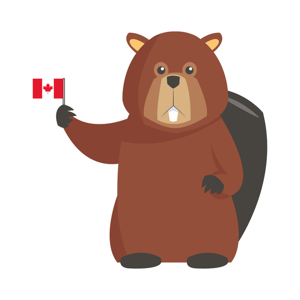 single beaver icon - Vector, Image