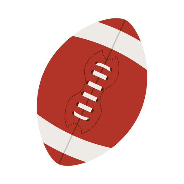 Amerikaans voetbal sport pictogram - Vector, afbeelding