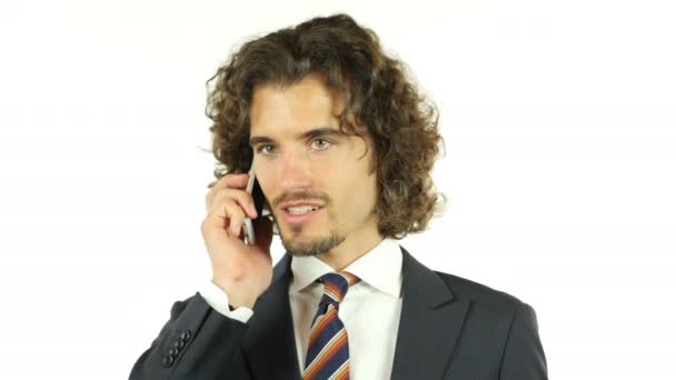 Retrato de un exitoso hombre de negocios con una sonrisa de confianza
 - Metraje, vídeo