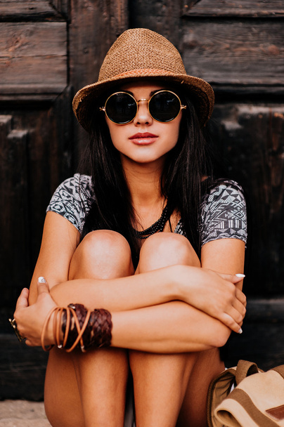 Pretty girl in sunglasses - Foto, afbeelding