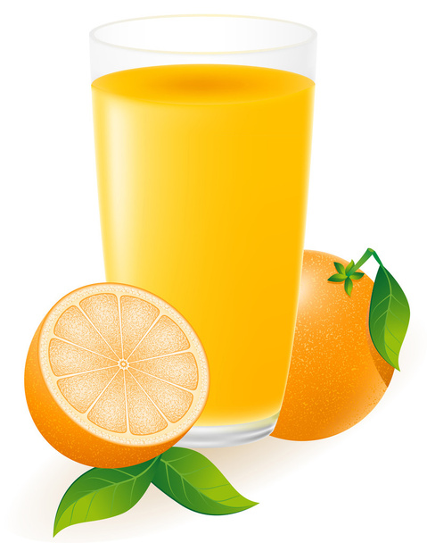 Orangensaft-Illustration - Foto, Bild