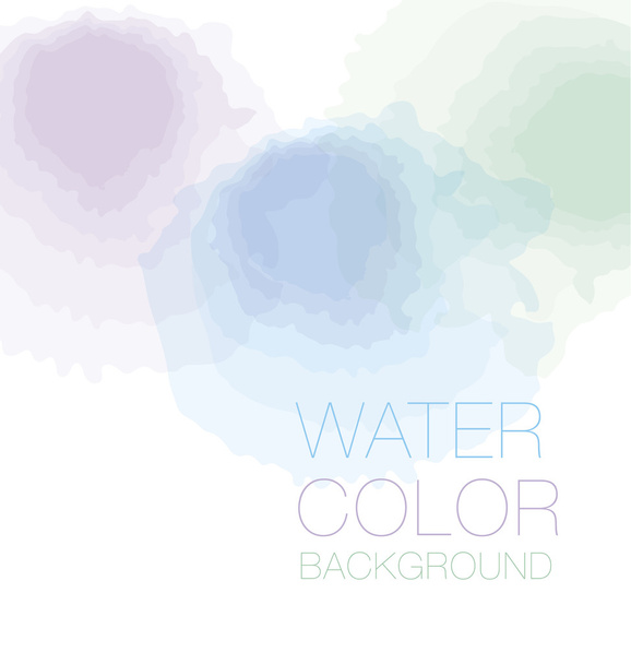 colorful editable watercolour background, vector backdrop, digit - Wektor, obraz