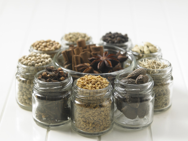 Assorted dry spices - Foto, Imagen