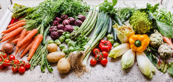 légumes frais biologiques - Photo, image