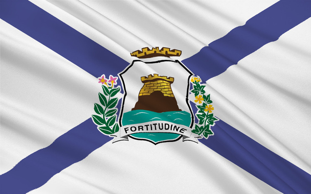 Vlajka města Fortaleza v Ceara, Brazílie - Fotografie, Obrázek