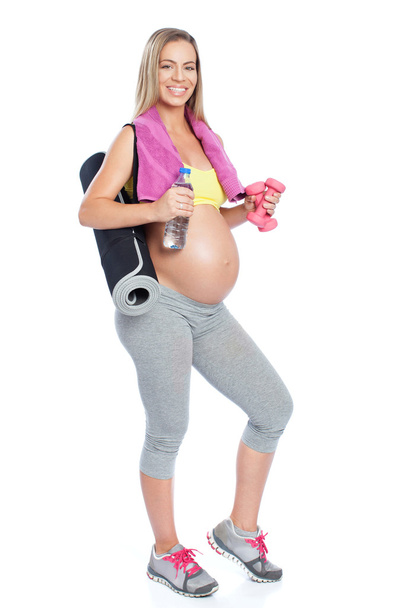 Fit mother to be - Foto, Bild