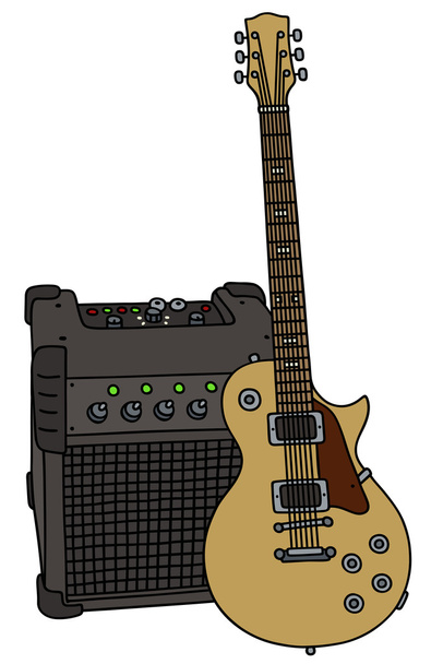 Guitare électrique et combo
 - Vecteur, image