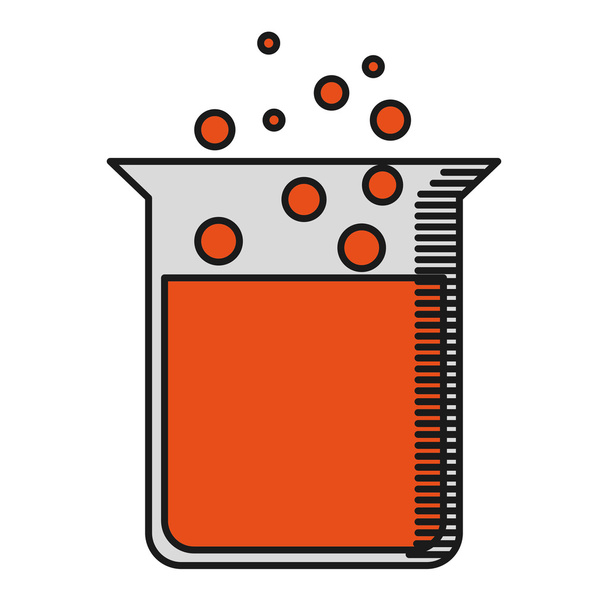 tube test glass icon - Vector, Image