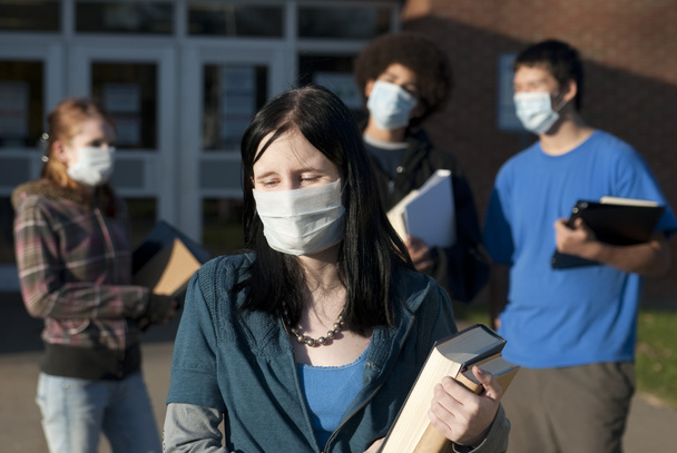 Swine flu at school - Photo, Image