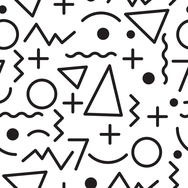 geometric minimal seamless abstract pattern - Вектор,изображение
