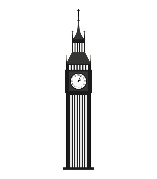Μπιγκ Μπεν Λονδίνο κτίριο - Διάνυσμα, εικόνα