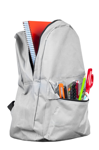 Schoolbag isolated on white background - Foto, imagen