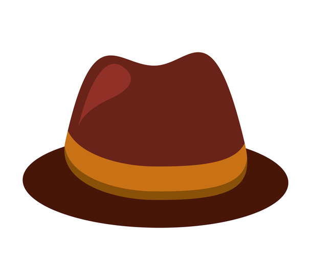 hoed hipster stijlicoon - Vector, afbeelding