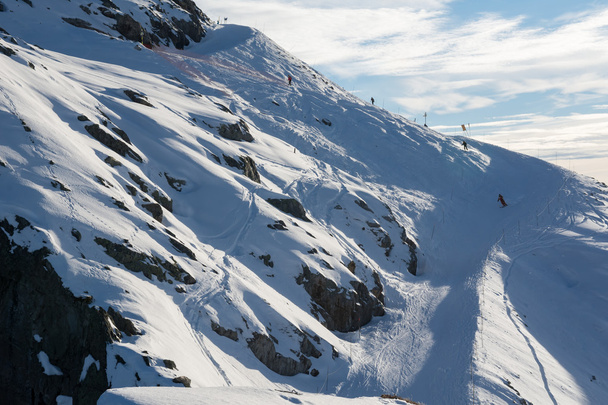 Esquí en un terreno grande en Chamonix, Francia
 - Foto, Imagen