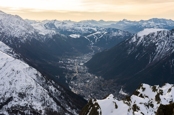 Epické scenérie na vrcholu Aiguille du Midi - Fotografie, Obrázek