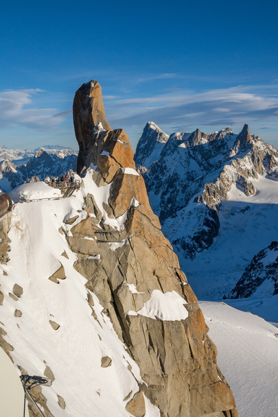 Grandes paisajes en la cima de la Aiguille du Midi
 - Foto, Imagen