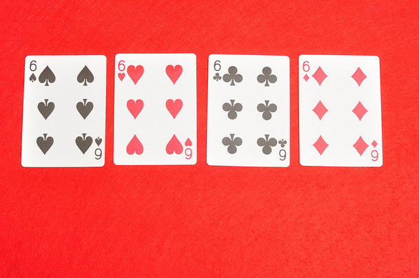 Различные масти числа 6 карт
 - Фото, изображение