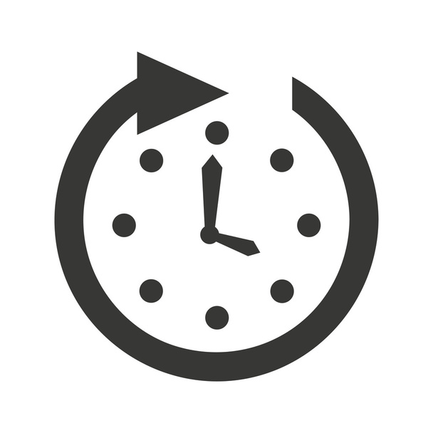 idő óra óra ikon - Vektor, kép