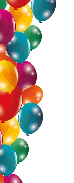 ícone balões coloridos - Vetor, Imagem