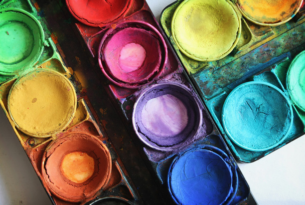 Set of color paints - Фото, изображение