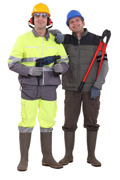 Two laborer colleagues - Foto, afbeelding