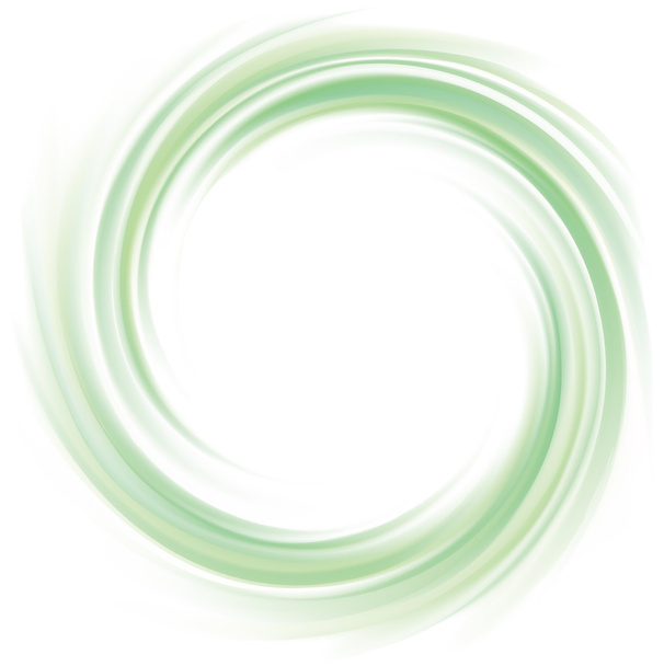 明るい緑の渦巻きのベクトルの背景 - ベクター画像