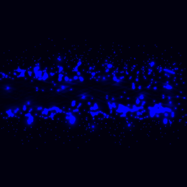 cosmic glow lines on a dark background - Vetor, Imagem