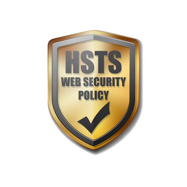 Web σημάδι πολιτικής ασφάλειας - Διάνυσμα, εικόνα
