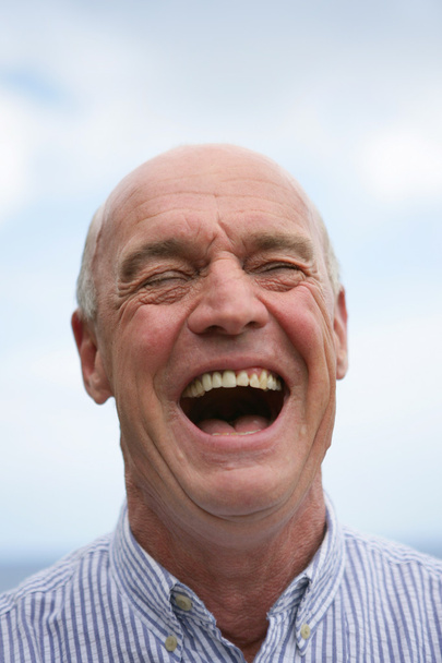 Hysterical senior man - Photo, image