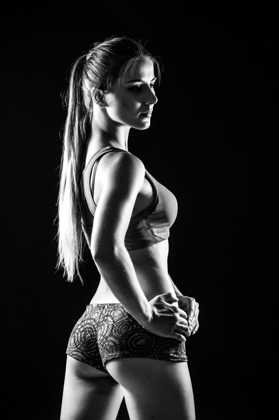 atraktivní fitness žena, ženského těla. - Fotografie, Obrázek