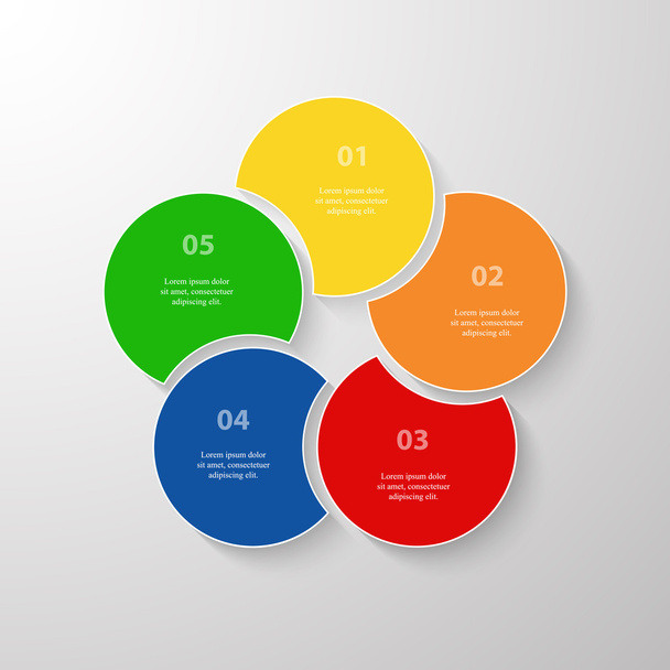 Vector business template for presentation. - ベクター画像