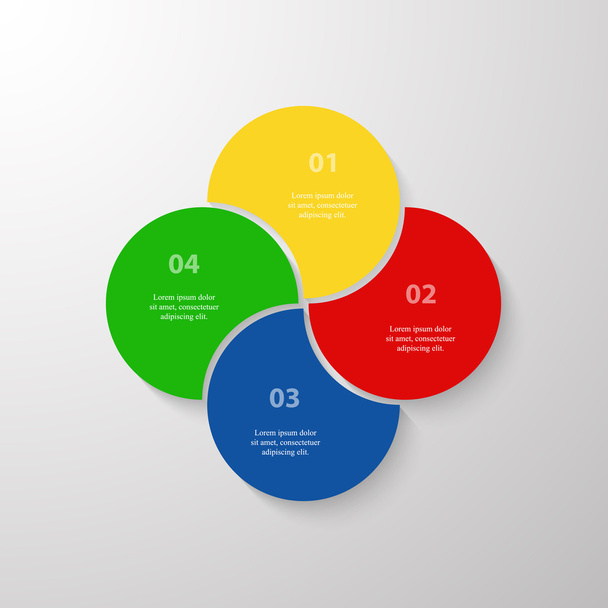 Vector business template for presentation. - ベクター画像