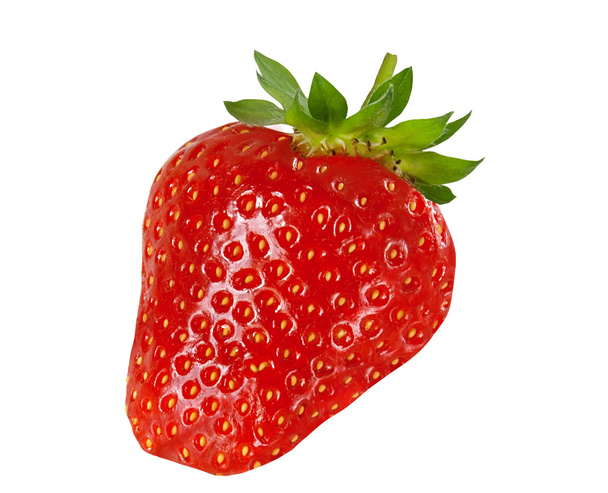 leuchtend rote Erdbeere - Foto, Bild