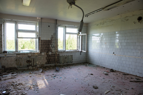 interior of an old abandoned soviet hospital - Фото, изображение